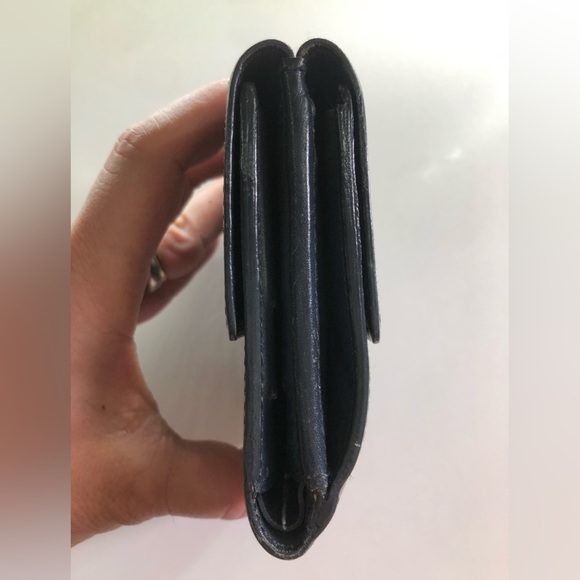 LV Louis Vuitton Monogram Mat Vernis Gray Elise Compact Wallet with COA Unisex - Picture 7 of 10